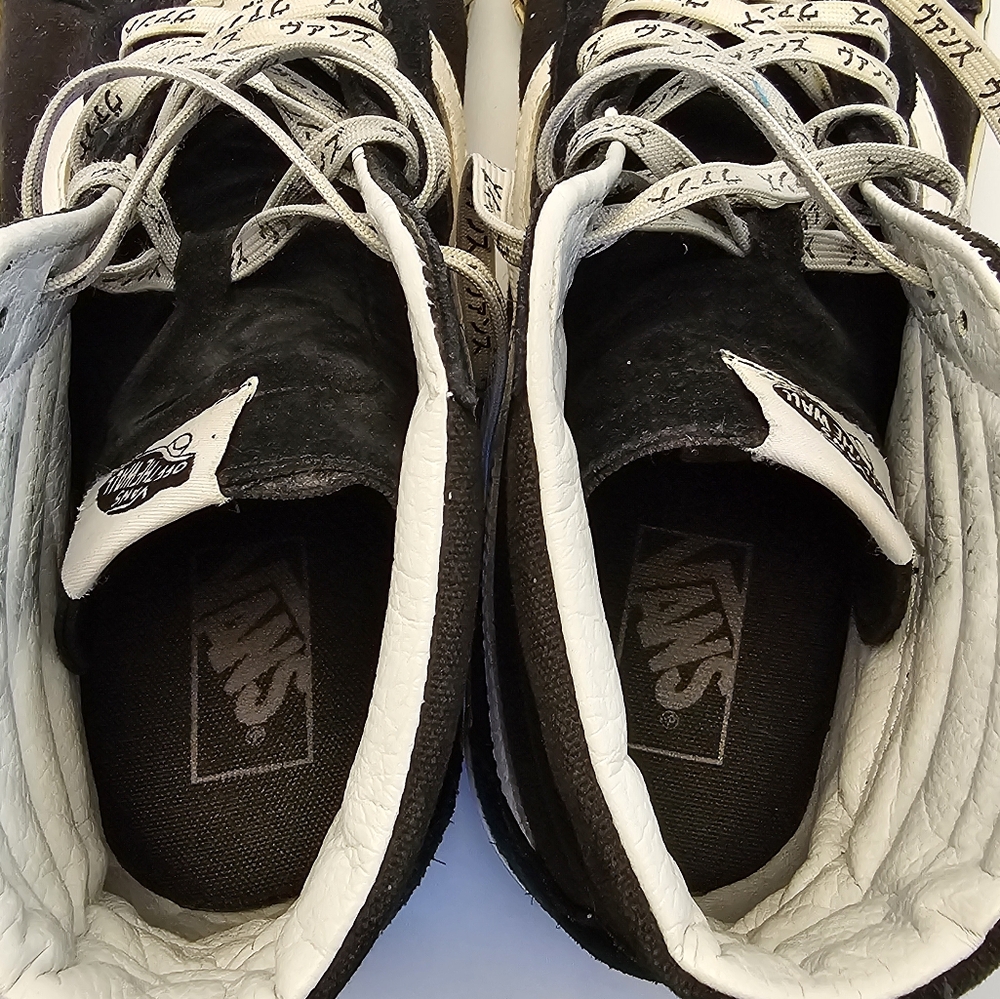 Authentic Vans UNISEX Tiger Check High Top- Mens 12, Womens 10.5 - Picture 6 of 8